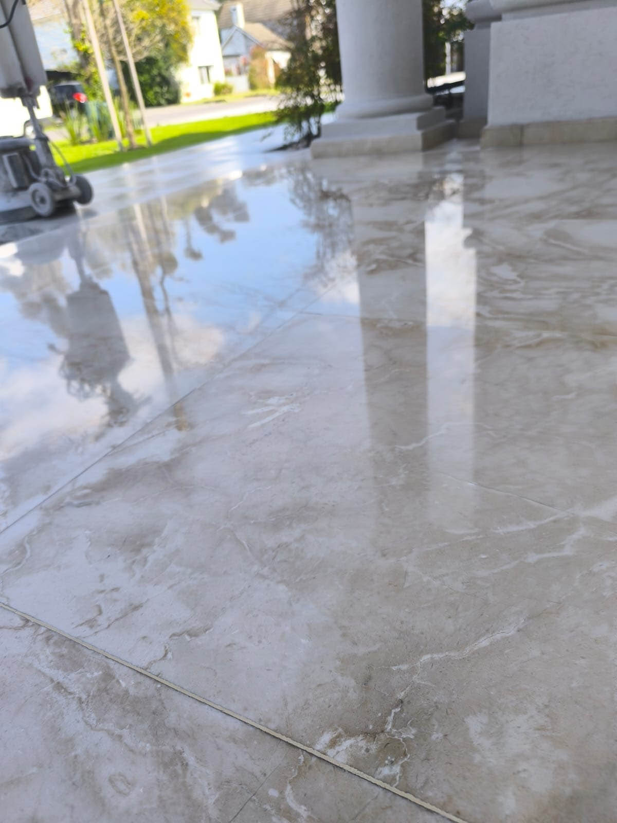 Piso de mármol pulido — trabajo 3