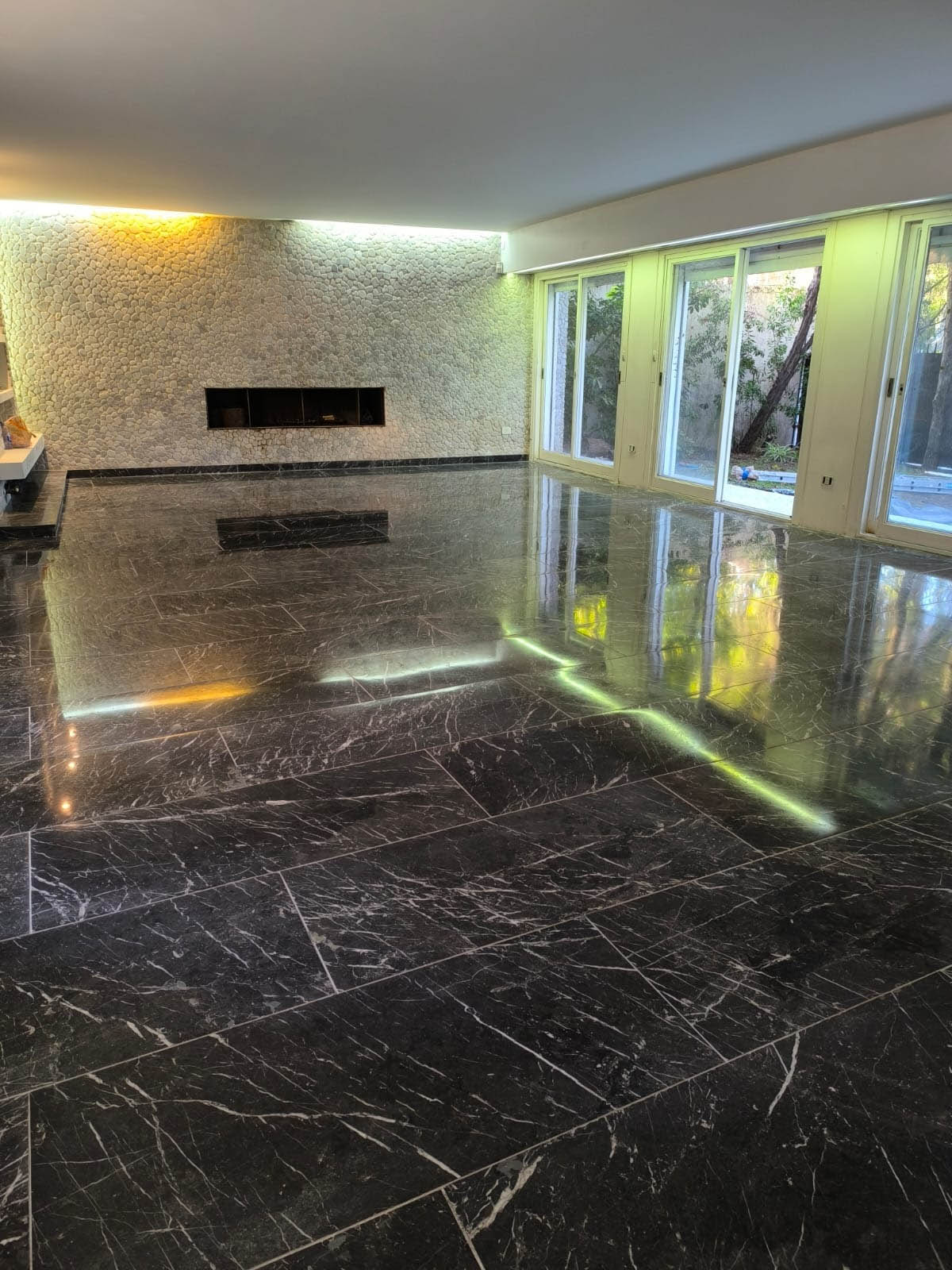 Piso de mármol pulido — trabajo 4
